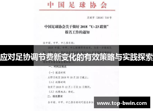 应对足协调节费新变化的有效策略与实践探索
