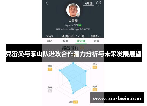 克雷桑与泰山队进攻合作潜力分析与未来发展展望